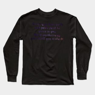 West Wing - Leo McGarry - Fake it till you make it Long Sleeve T-Shirt